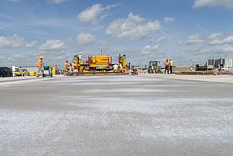 Pistenbeton für die Baustelle Delta Süd, Flughafen Zürich