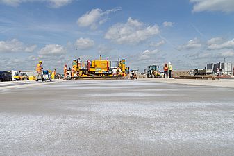 Pistenbeton für die Baustelle Delta Süd, Flughafen Zürich