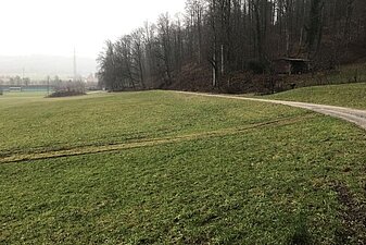 Ist Situation Zugang Altlastensanierung Kugelfang