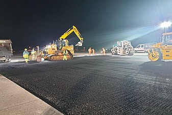 Neubau Betonplatten am Flughafen Zürich