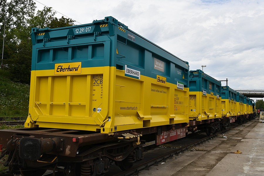 Neue Aushubtransport-Container