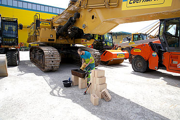 Unser Lernende Baumaschinenmechaniker hat bereits eine Lehre als Maurer absolviert