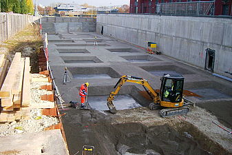 Magerbeton für eine saubere Baugrubensohle