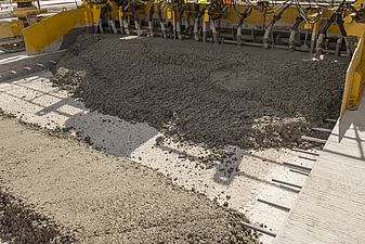 Pistenbeton für die Baustelle Delta Süd, Flughafen Zürich